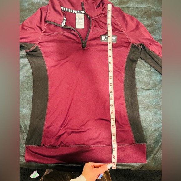 🔥Pink Burgundy Zip up🔥 - Picture 4 of 5